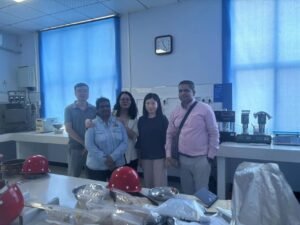 Indian customer visting our molecualr sieve plant