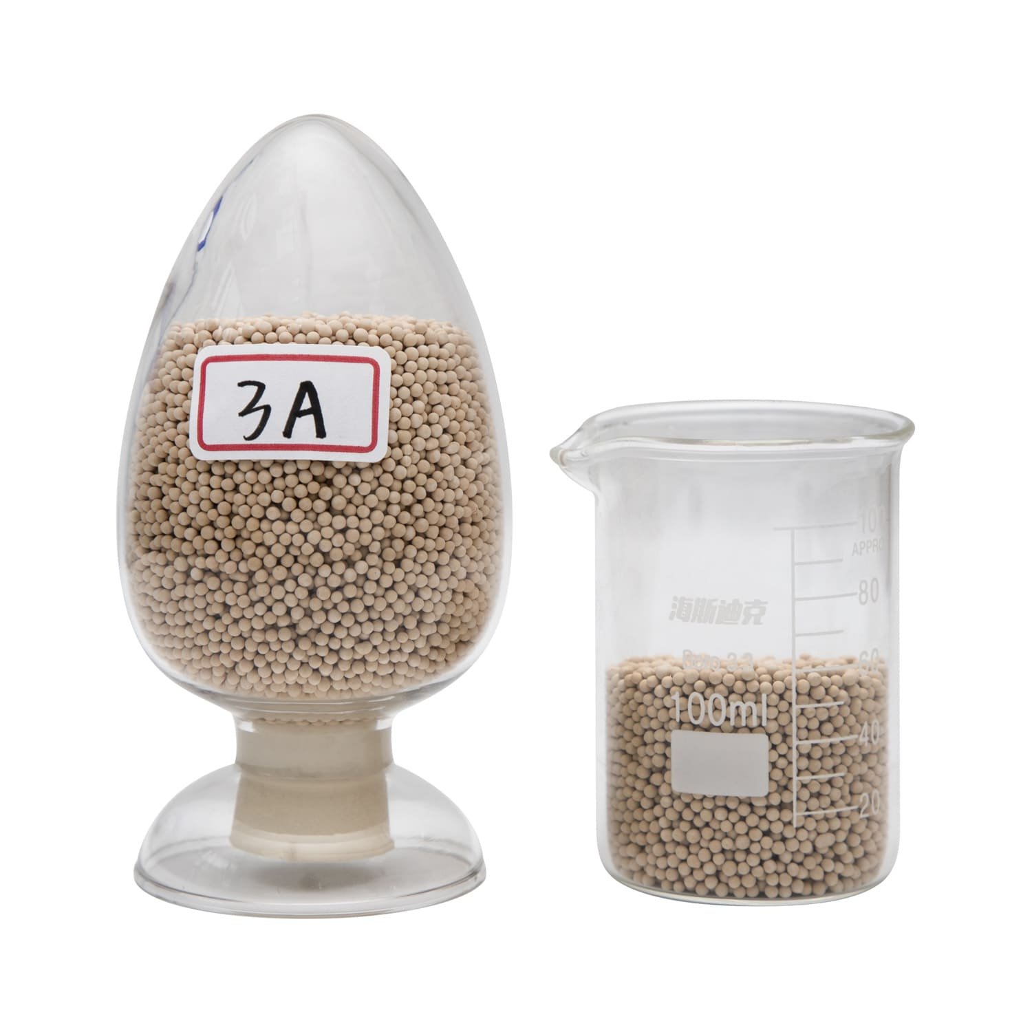 molecular structure of 3A sieve adsorbing water