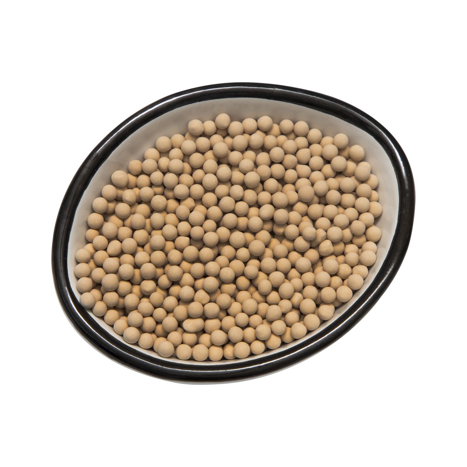 Diagram showing molecular sieve adsorption mechanism