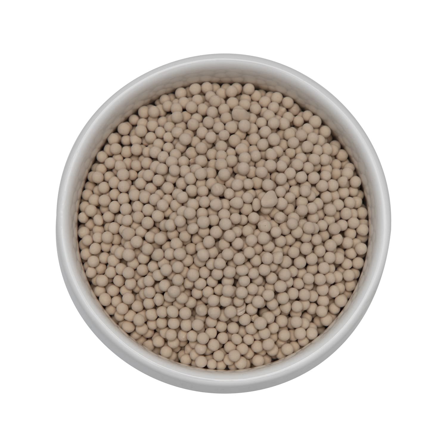Close-up of 13X molecular sieve pellets
