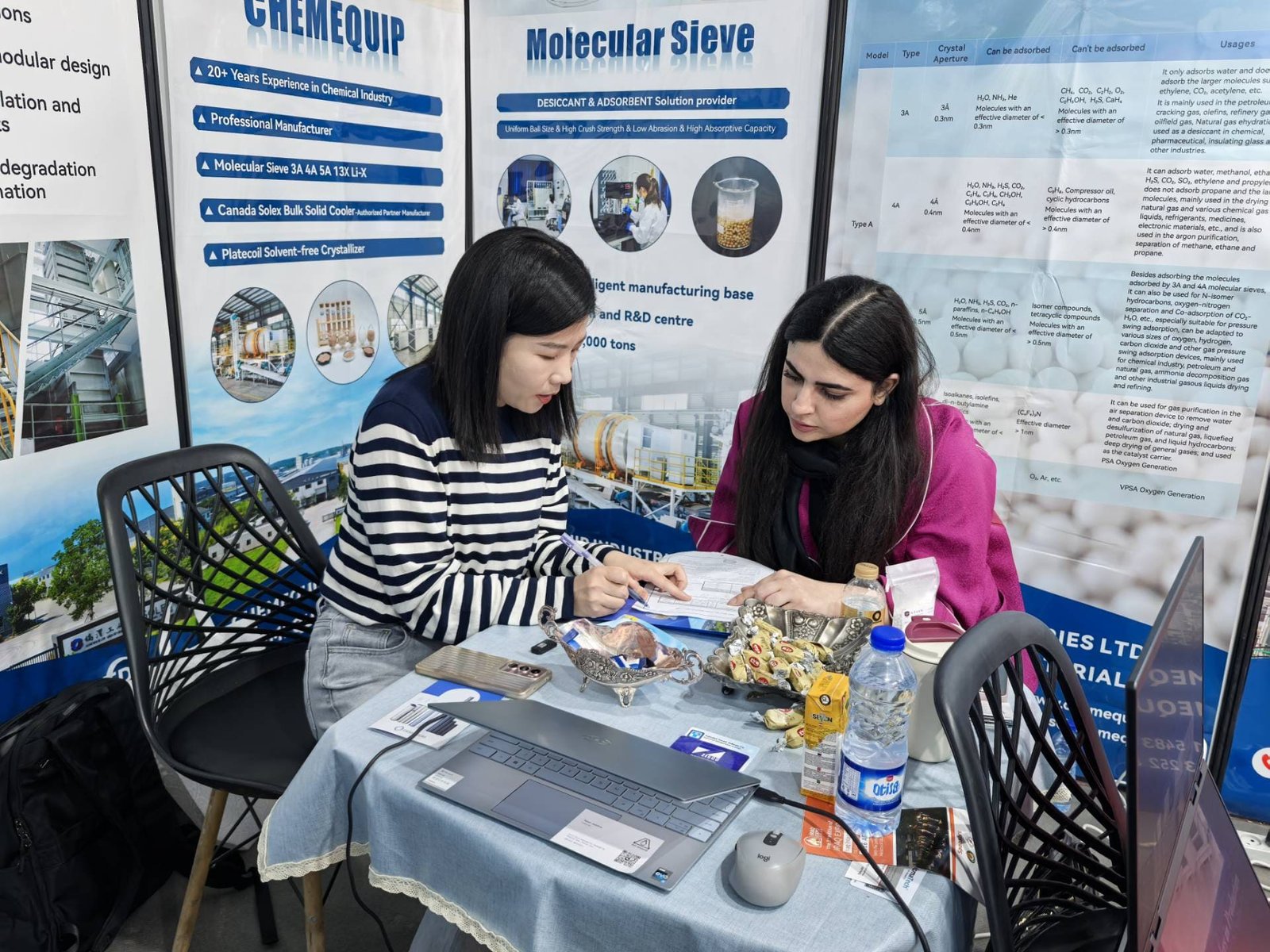 A comparison of spherical, pellet, and strip-shaped molecular sieves.