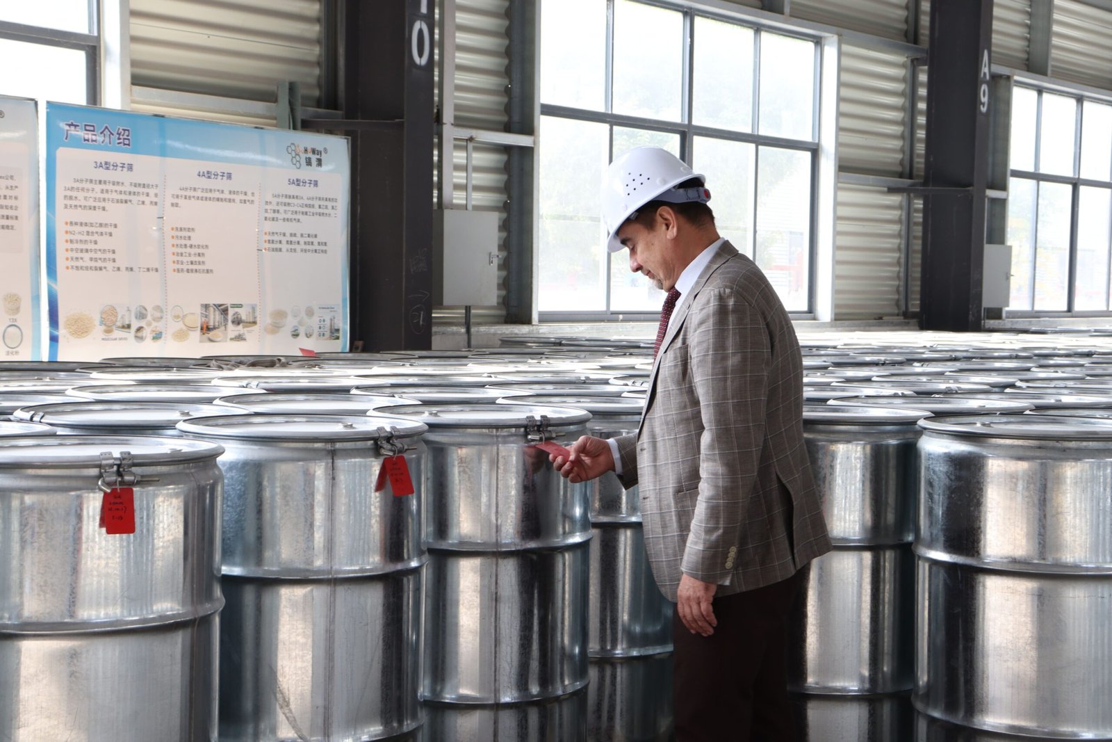 Close-up of high-quality molecular sieve beads